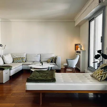 4br Penthouse In Duplex With Terraces, Up To 7p, Near Champs-elysées Appartamento *