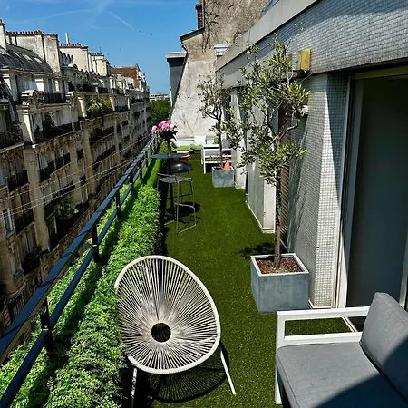 4br Penthouse In Duplex With Terraces, Up To 7p, Near Champs-elysées Appartamento
